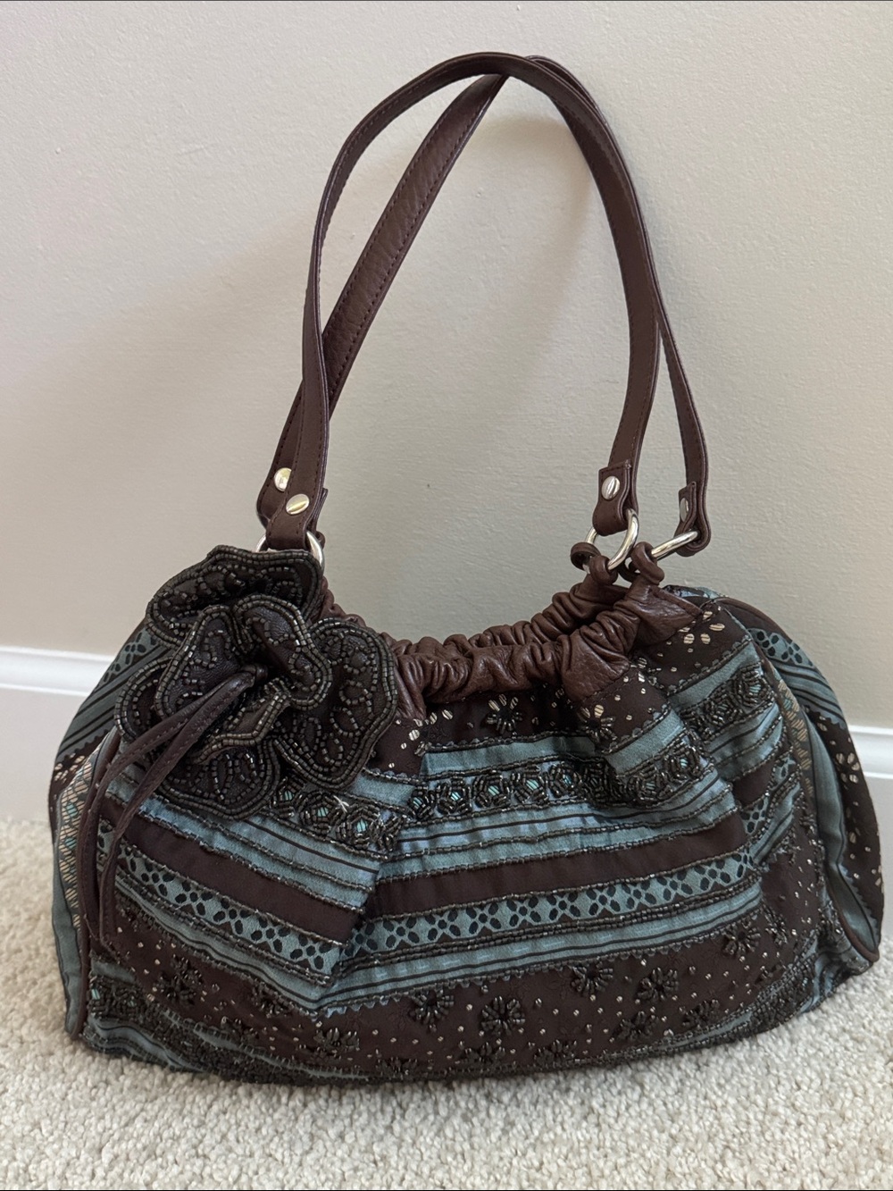 Isabella Fiore embellished satchel - NWOT